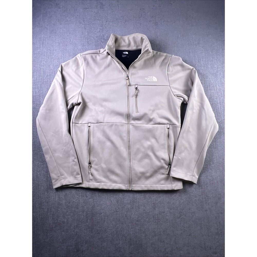 The North‎ Face Windwall Golf Jacket Men's S Full Zip Pockets Mock Neck Casual